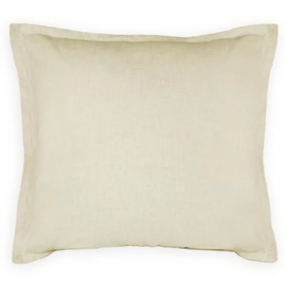 The Threadery Luxe Cotton Cashmere Euro Pillowcases, Oatmeal - Picture 2 of 6